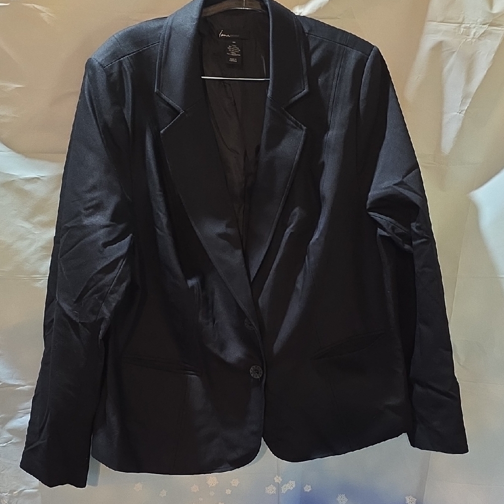 Lane Bryant Classic Black Blazer 3L